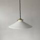 Old conical pendant in vintage opaline