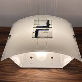 LARGE GLASS PASTE DESIGN WALL LIGHT.