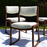 4 Baumann sleigh chairs
