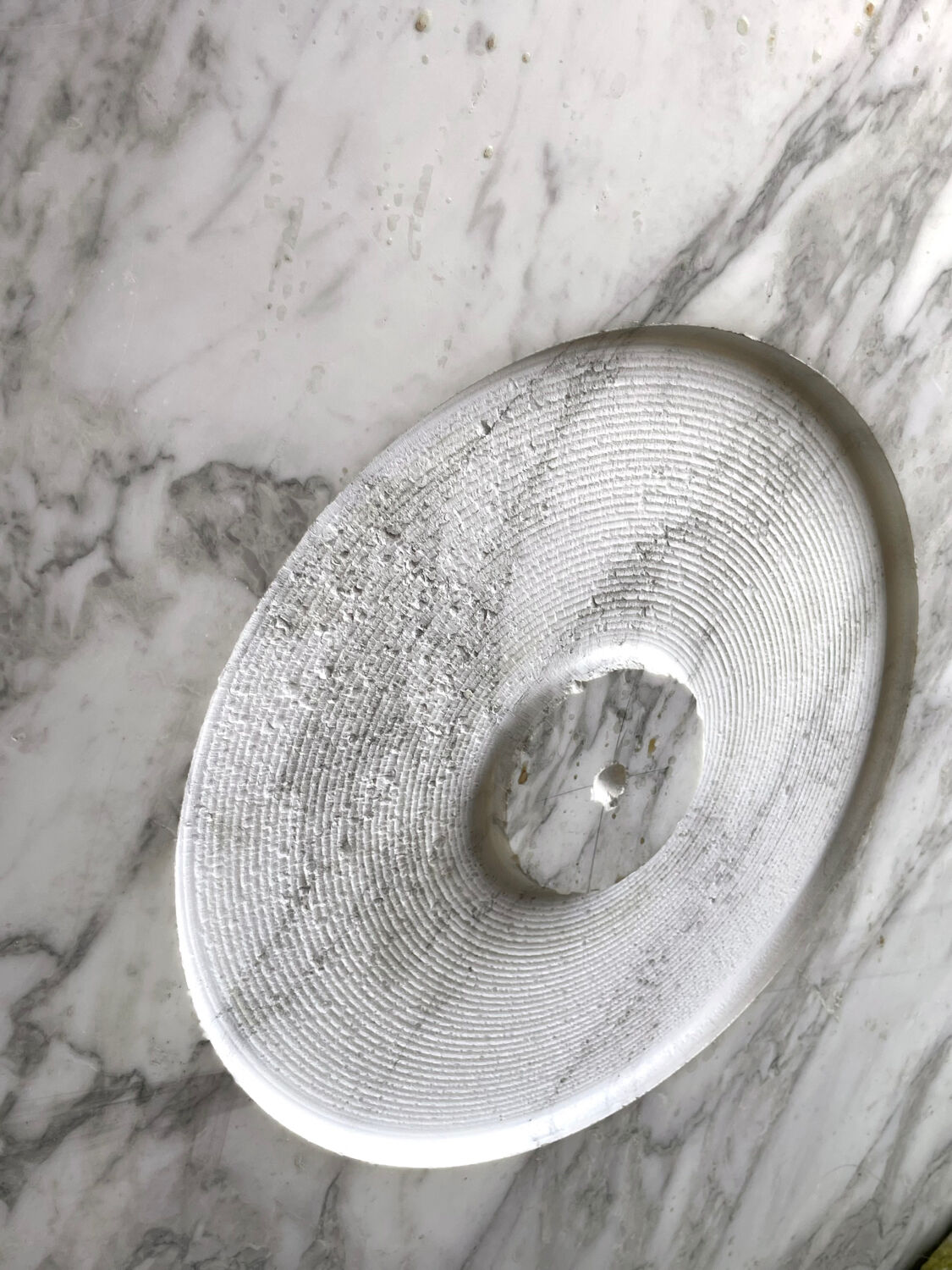 Angelo Mangiarotti white marble dining table model M1