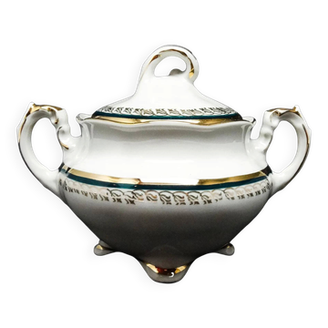 Rococo sugar bowl, porcelain, Poland, 1970s