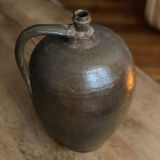 Brown brown brown vintage sandstone amphora jar