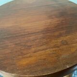 Varnished wooden stool