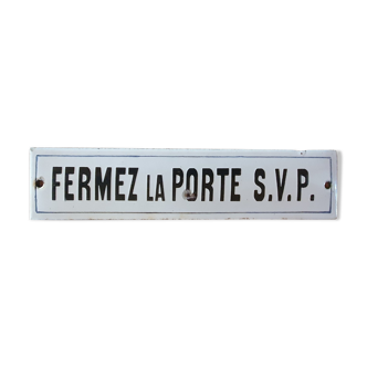 Plaque émaillée ancienne