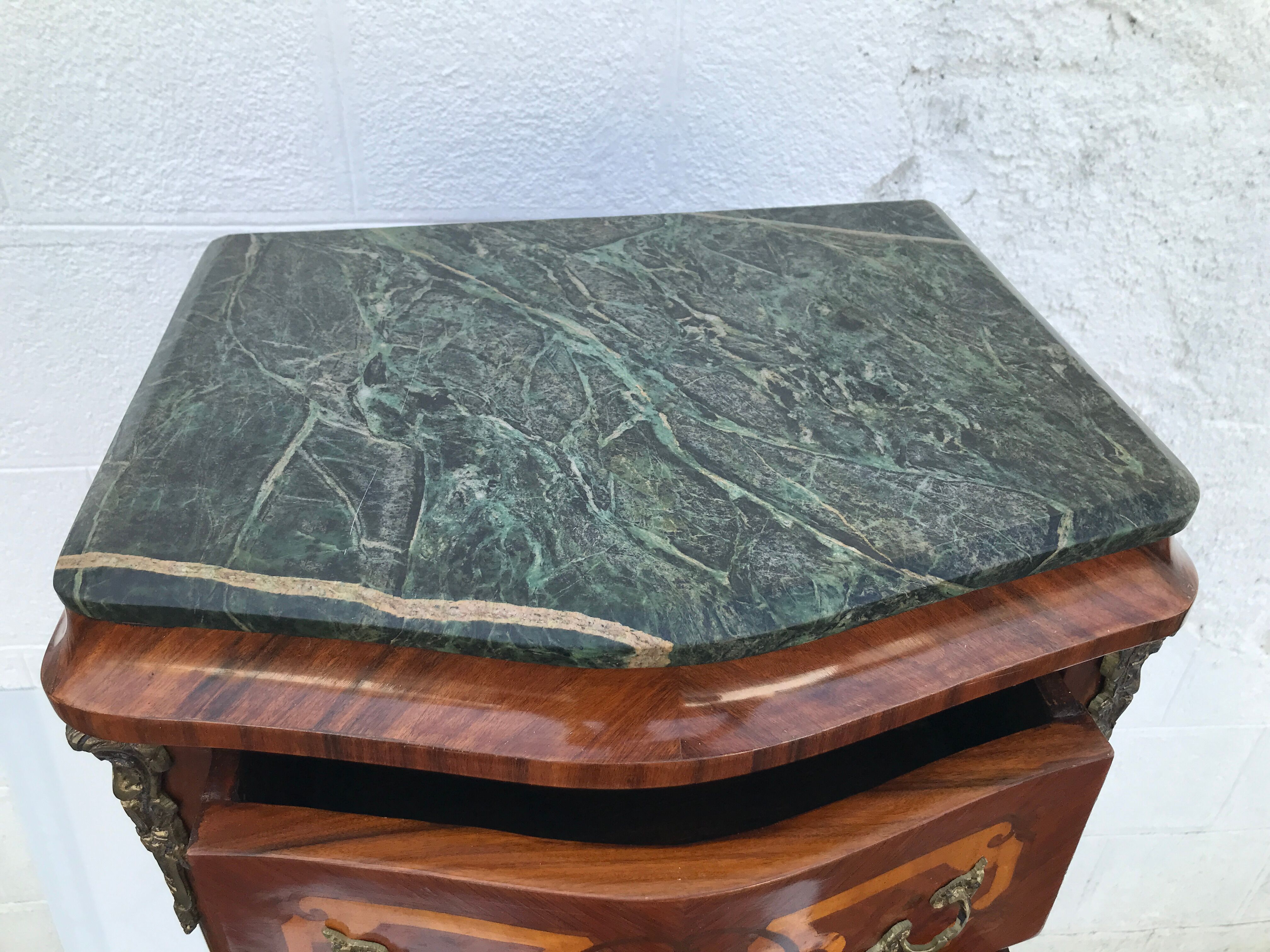 Semainier marqueterie  style louis xv