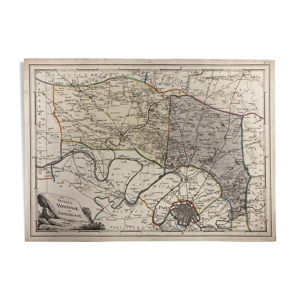 Carte ancienne pontoise