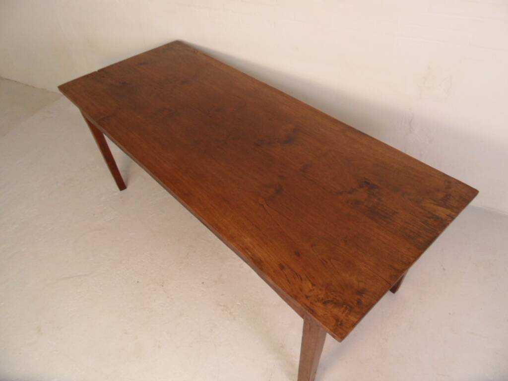 Antique oak French dining table
