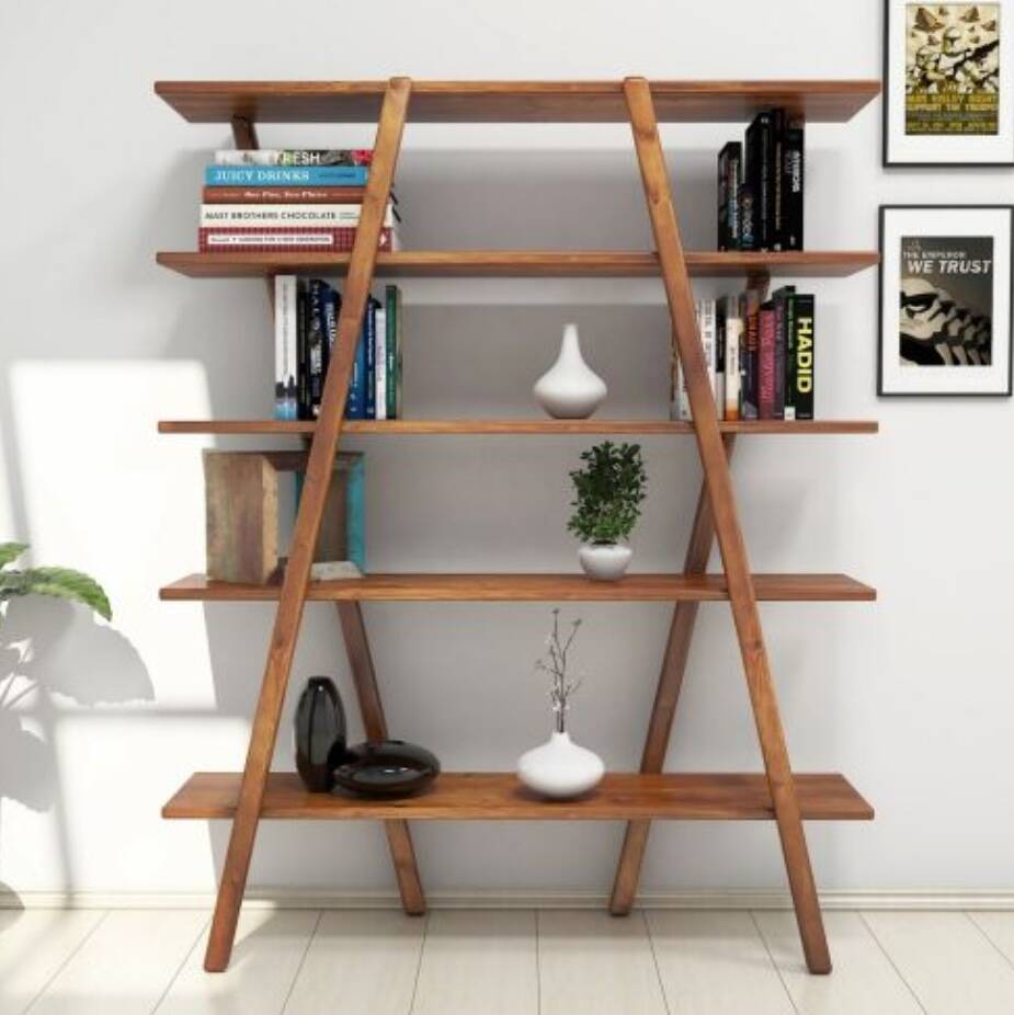 New Scandinavian style wooden bookshelf