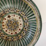 Dish Morocco Fez decorated with a thousand pasta XVIII or XIX Africa