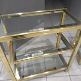 Hollywood Regency serving table years 1970