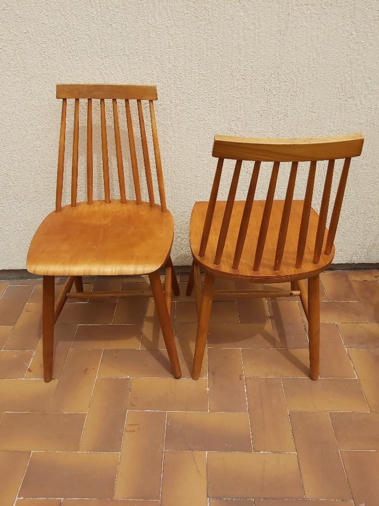 4 Scandinavian chairs like "Stockholm"