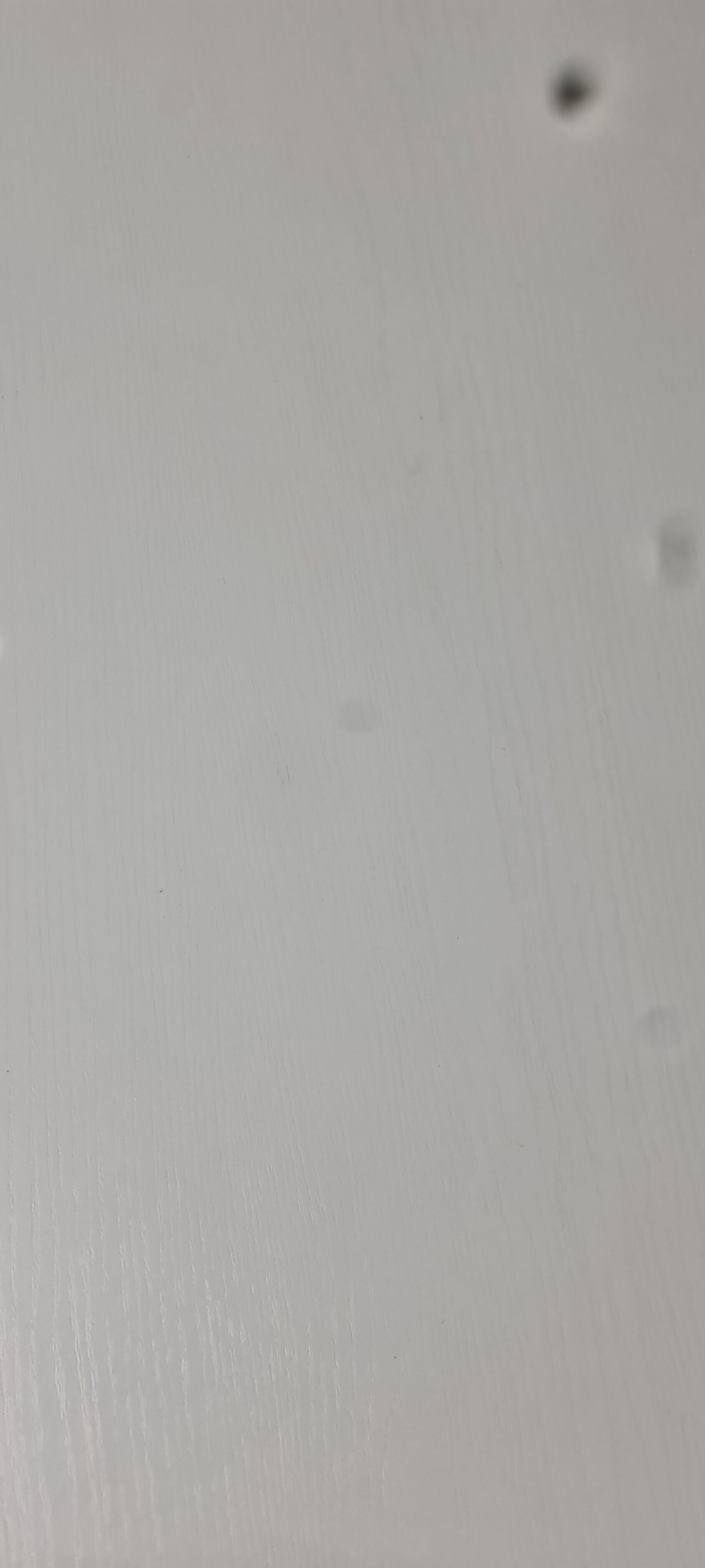 Vintage round white dining table