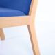 Hans J. Wegner – Lounge chair GE 284 – Getama – Oak & blue wool
