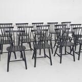 Poul M. Volther J46 spindle back chair for FDB Mobler, Denmark, 1956