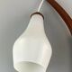 60s 70s lamp teak light wall lamp Uno & Östen Kristiansson Luxus 60s