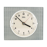 Horloge murale en céramique grise années 60 Diehl