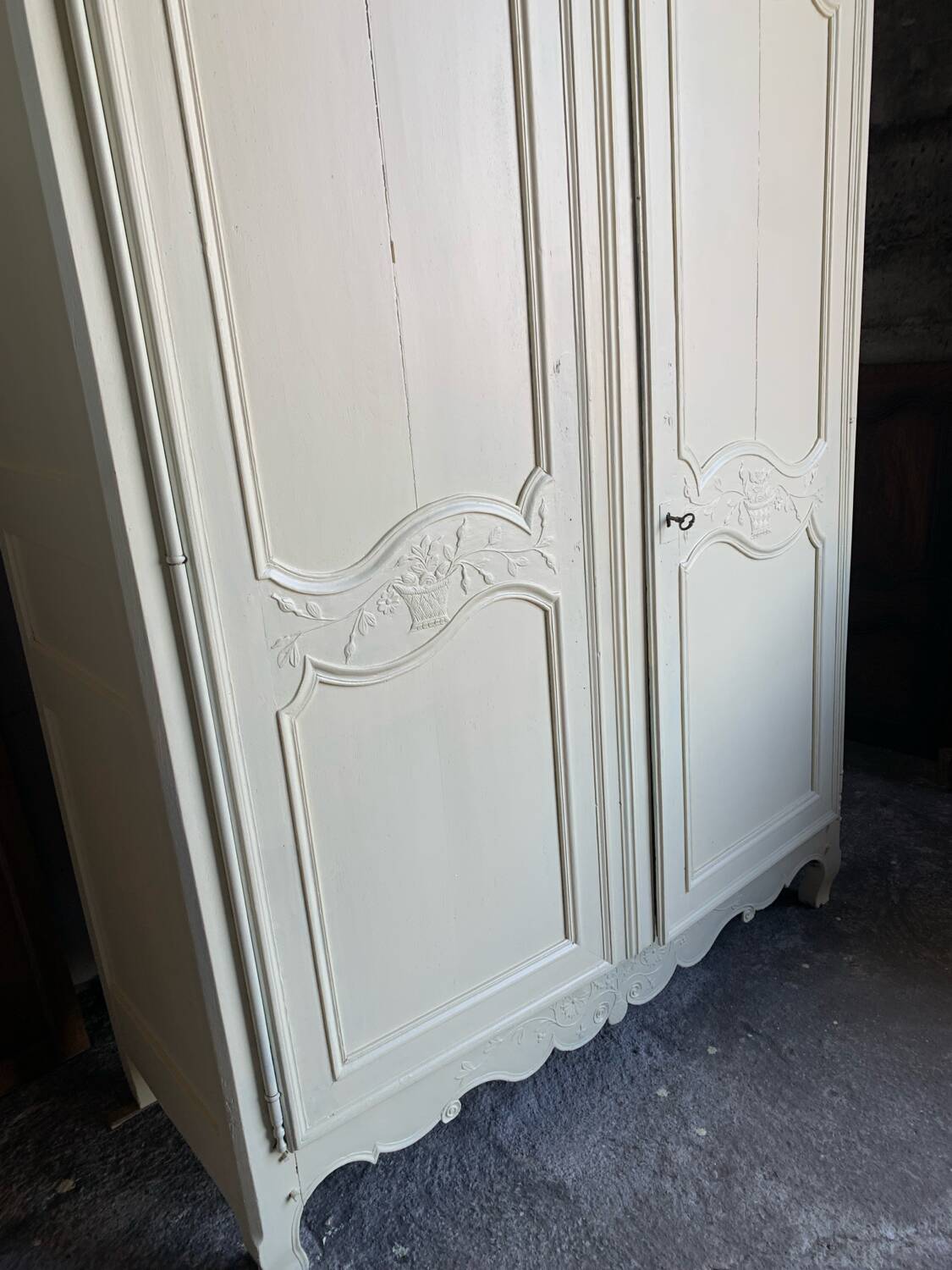 19th Century Bride's Armoire, Dismantlable