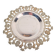 900 Pure Silver Platter from Florentina, Bogota, Colombia, 1970s