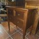 Louis XVI style commode in solid cherry wood.