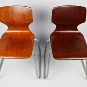 Set of 2 Flototto children's chairs, Germany, 1960s