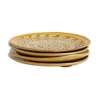 Blanca saffron s - set of 4 plates