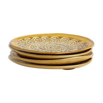 Blanca saffron s - set of 4 plates