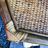 Wicker and vintage bamboo harness