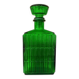 Midcentury Green Empoli Bottle with stopper