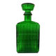 Midcentury Green Empoli Bottle with stopper
