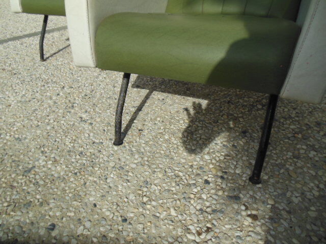 Lot of 2 vintage armchairs