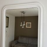 Mirror louis philippe at the end of 19th. 150x100. white.