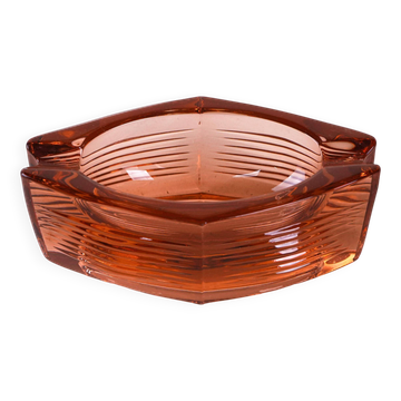 Glass ashtray, Italian design, 1960s, made in Italy