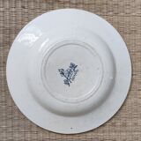 Assiette plate  pr trèmières