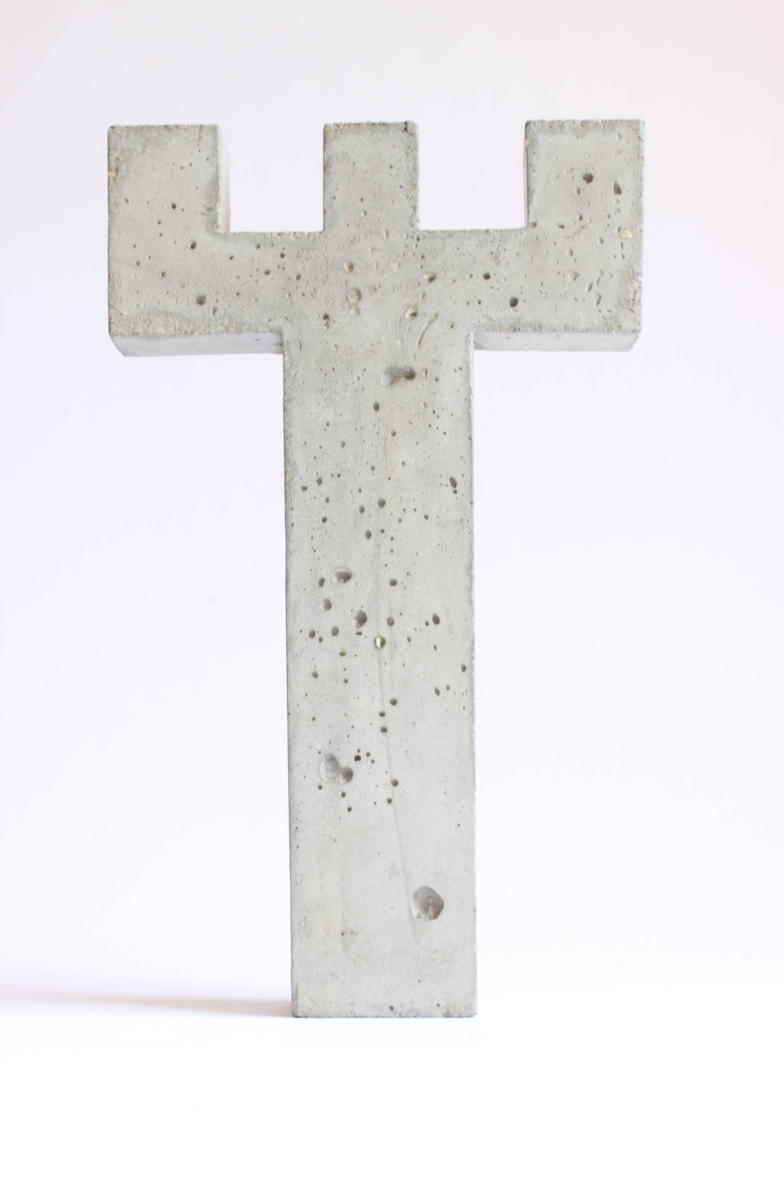 Concrete Triton Chandelier, 1990s