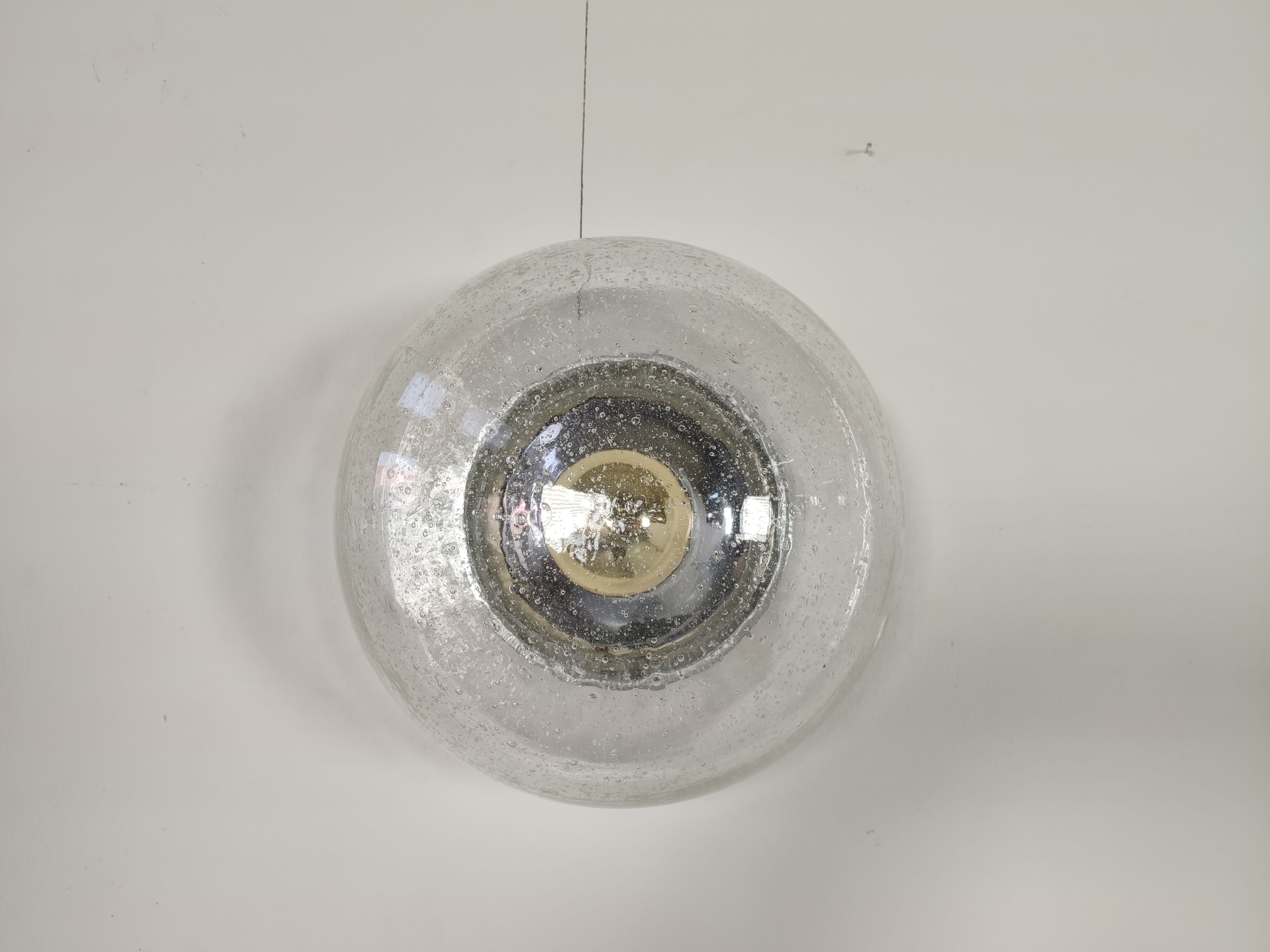 Hillebrand frosted glass wall light 60/70