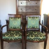 Paire fauteuils époque Restauration Charles X – XIXème siècle