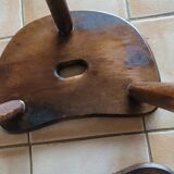 Set of 2 tripod stools