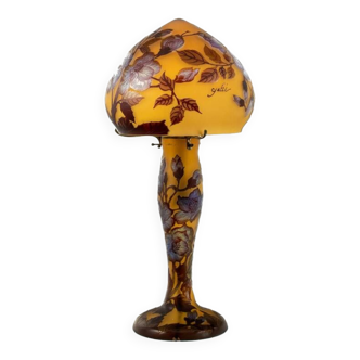 Large Mushroom Lamp in multilayer glass decorated