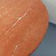 Vintage oval dining table in pink marble from the 70s 80s.