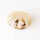Vintage amber glass wall lamp by Wila Leuchten, Germany 1970's