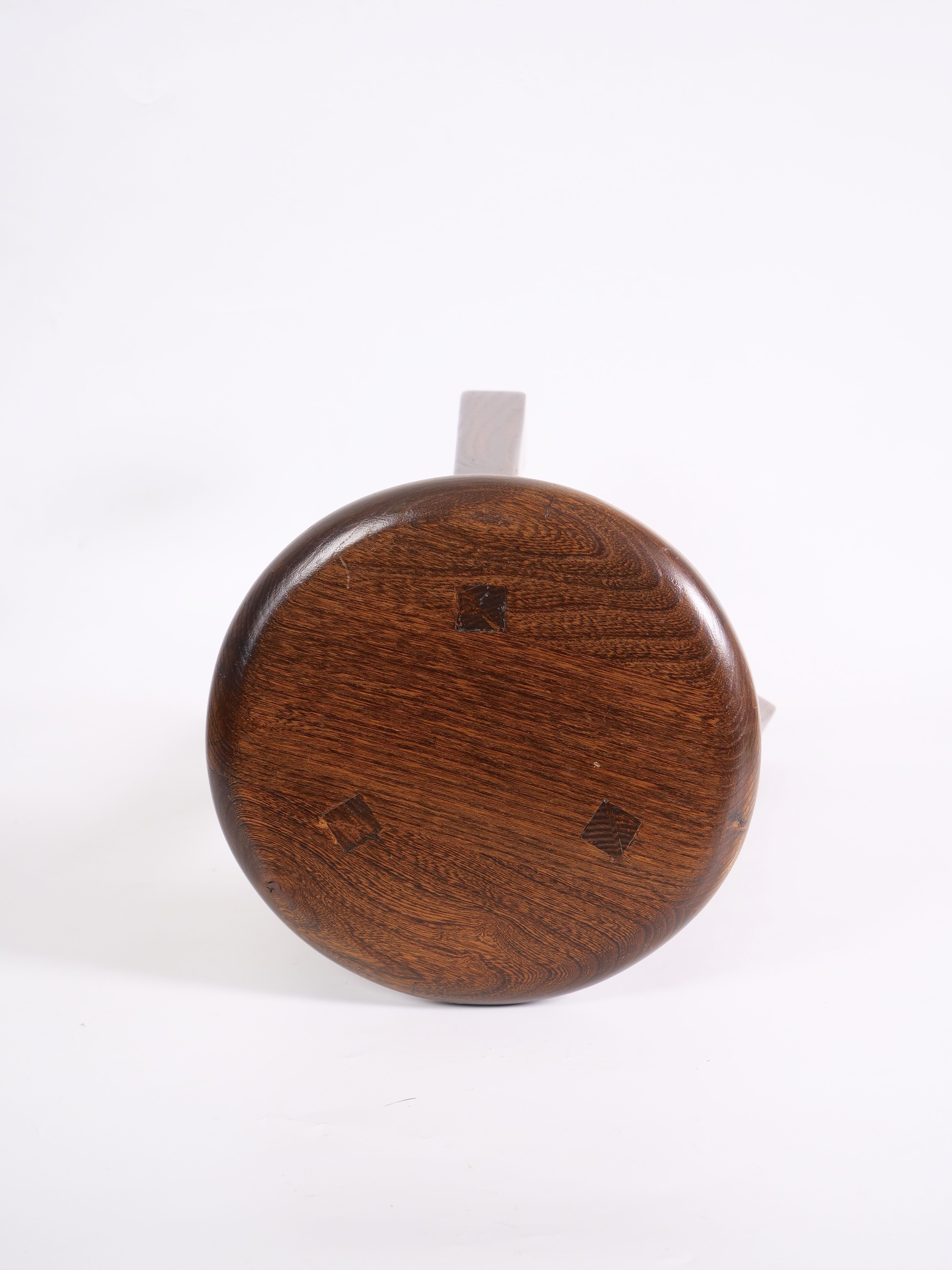 Brutalist tripod stool