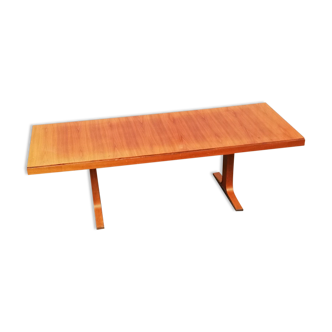 Table basse vintage rectangulaire bois