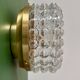 Vintage moulded glass wall or ceiling light globe