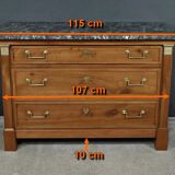 Small Cherrywood Chest of Drawers, Directoire Period – Early 19th Century