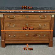 Small Cherrywood Chest of Drawers, Directoire Period – Early 19th Century