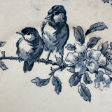 Set of two ironstone plates Sarreguemines Digoin favourite