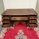 Mazarin desk in Louis XIII style made of solid oak.