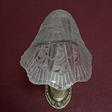 Art deco period wall lamp, tulip signed maynadier