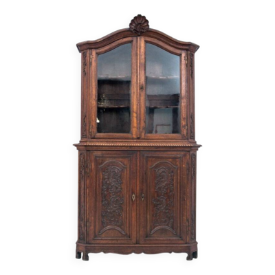 Vitrine de bibliothèque, France, vers 1880.