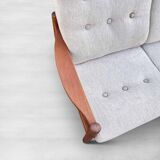 Mid-Century Danish Vintage 3-Seater Sofa in Teak, Denmark, 1960s